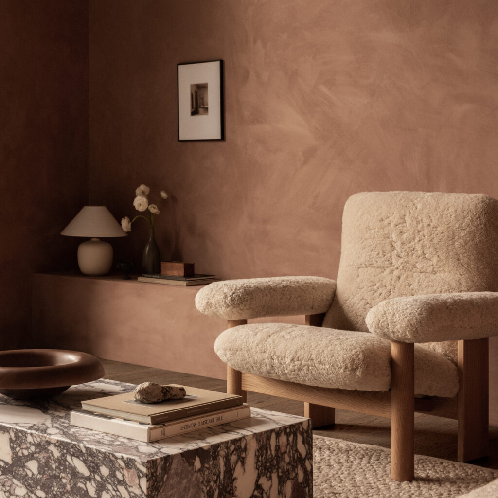Audo_Brasilia_Lounge_Chair_Plinth_Low_Rond_Bowl_Torso_Table_Lamp_Gravel_Rug